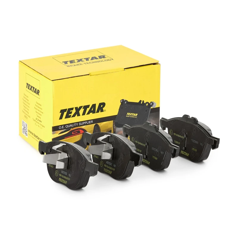 Image of TEXTAR 2574801 Brake pad set Q+ not prepared for wear warning indicator Brake Pad Set,disc brake (402)