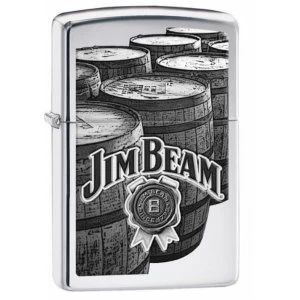 Image of Zippo Jim Bean Barrels High Polish Chrome