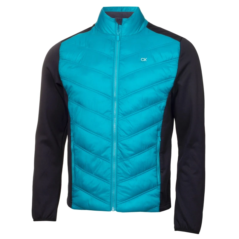 Image of Calvin Klein Golf Golf Frontera Hybrid Jacket - Blue Blue XL