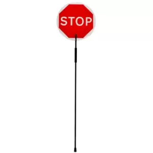 Image of Stop / Go Paddle Signs for traffic management - Class 1 reflective face