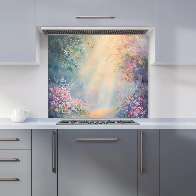 Image of Designer Kitchen Splashbacks Ava Sterling: 00005 Kitchen Splashback Size: 600mm x 750mm Multicolor Unisex 600mm x 750mm