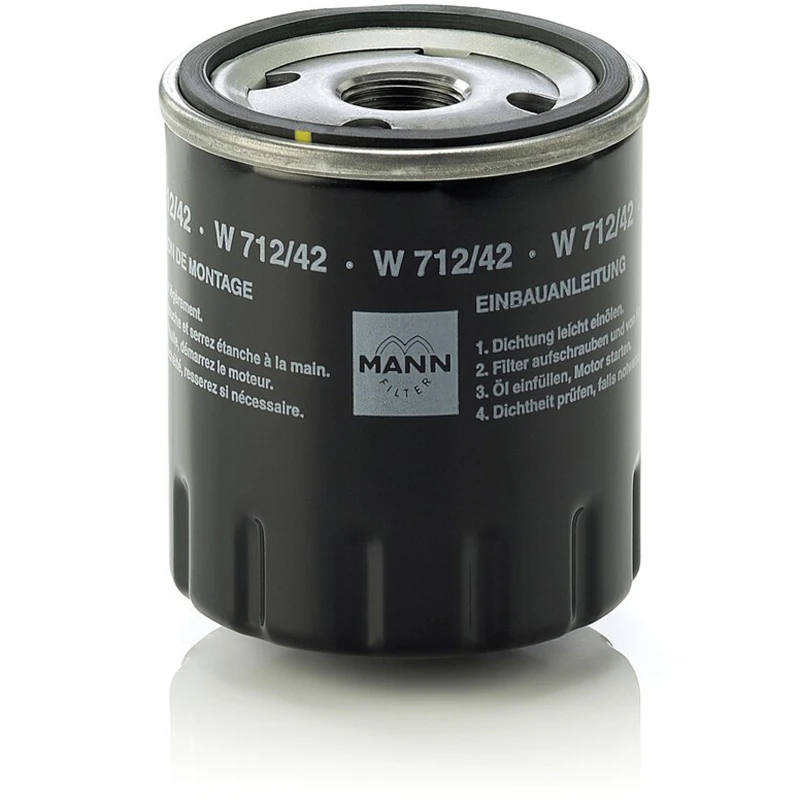 Image of MANN-FILTER W 712/42 Oil filter Spin-on Filter Oil Filter (7)