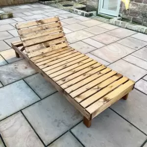Image of Charles Taylor Sunlounger, Brown