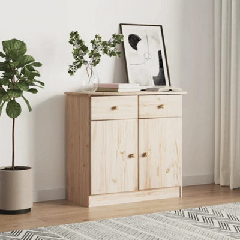 Image of Vidaxl Sideboard Alta 77X35X73cm Solid Wood Pine