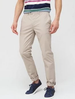 Image of Ted Baker Sincere Slim Fit Chinos - Stone, Size 34, Men