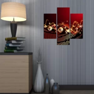 Image of 3MDF-001 Multicolor Decorative MDF Painting (3 Pieces)