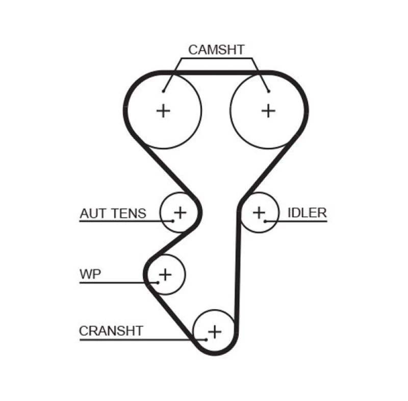 Image of GATES Timing Belt GATES 5631XS
