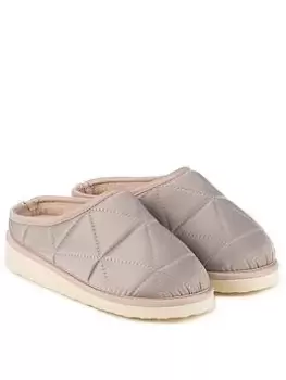 Image of TOTES Premium Quilted Slipper- Girls (mini Me), Pink, Size 3 Older