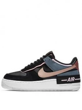 image of Nike Air Force 1 Shadow - Black/Brown, Size 3, Women