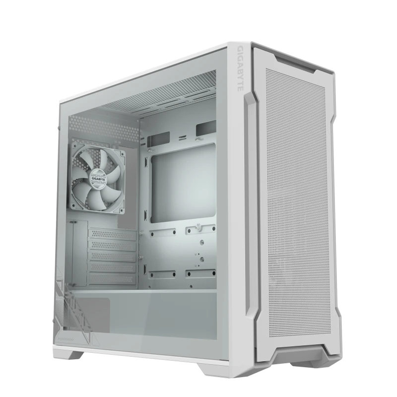 Image of Gigabyte Gigabyte C102 GLASS ICE Mid-Tower Case - White CAGIG-GBC102GI