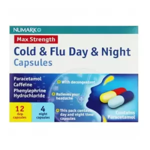 image of Numark Max Strength Cold & Flu Day & Night