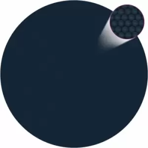 Image of Floating pe Solar Pool Film 488cm Black and Blue Vidaxl Black