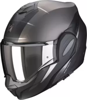 image of Scorpion EXO-Tech Primus Helmet, black-silver Size M black-silver, Size M