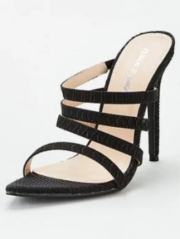 image of Public Desire Confess Heeled Sandal - Black