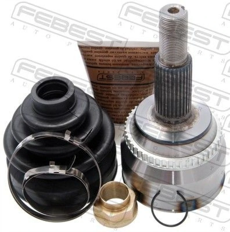 Image of FEBEST 0110-MCV30A48 Joint, drive shaft Front Axle, with ABS sensor ring Joint,drive shaft (236)