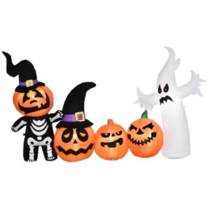 Image of 8.5' Inflatable Halloween Ghost Family Outdoor Decoration with LED