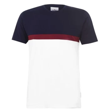 Image of Soviet Block T Shirt Mens - Navy/White