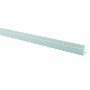 image of Wickes PVCu White Bottom Edge Cladding Trim 2500mm