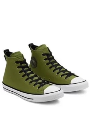 Image of Converse Chuck Taylor All Star Hi, Green, Size 10, Men