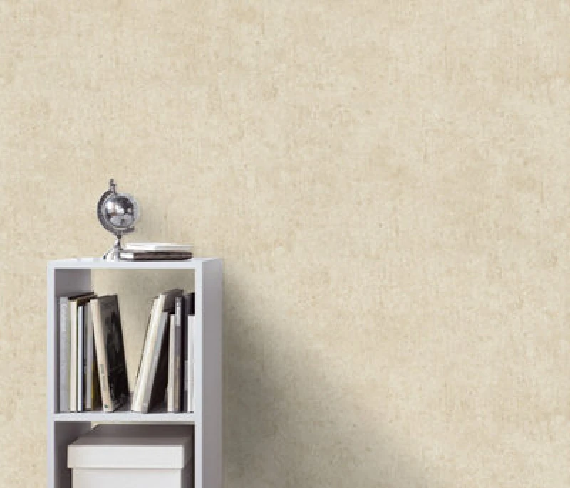 Image of Erismann Plain Wallpaper Savanna Embossed Beige