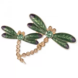 image of Ladies Anne Klein Gold Plated Dragonfly Brooch