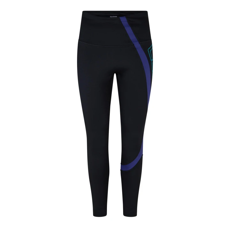 Image of Reebok Les Mills Vector Leggings Womens Gym Legging - Black 4