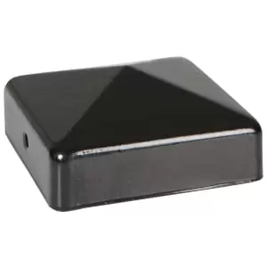 Image of DuraPost Anthracite Grey Post Cap with Bracket - 75mm x 75mm