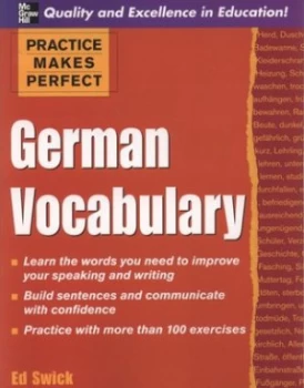 Image of German Vocabulary by Ed Swick Paperback