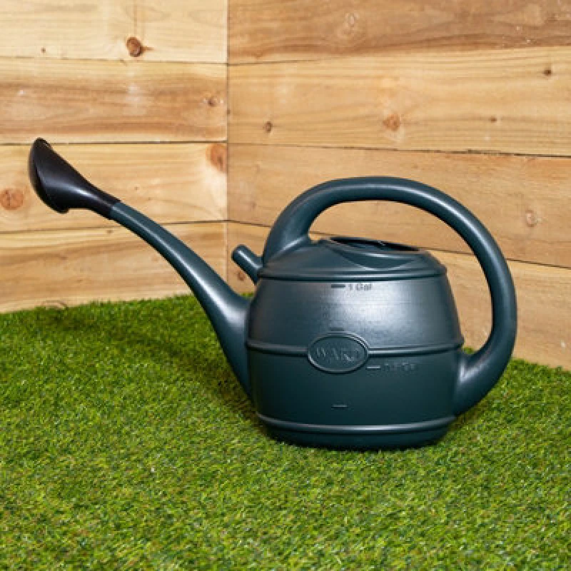 Image of Samuel Alexander 5L Garden Patio Ward Watering Can with Rose in Green Green