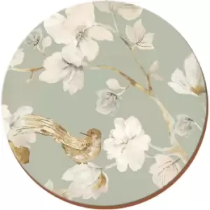 Creative Tops Duck Egg Floral Round Coasters Set of 4