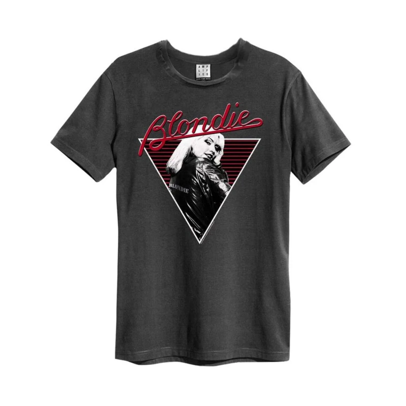 Image of Amplified Amplified Men 1974 Blondie T-Shirt in Charcoal Size: X-Small Charcoal XS Male 5063238048737