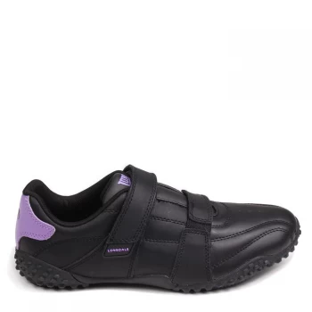 Image of Lonsdale Fulham Ladies Trainers - Black/Lavender