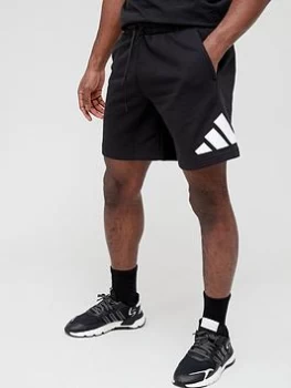 image of adidas Future Icons 3 Bar Shorts - Black Size M Men