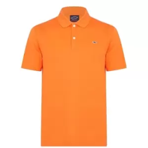 Paul And Shark Logo Polo Shirt - Orange