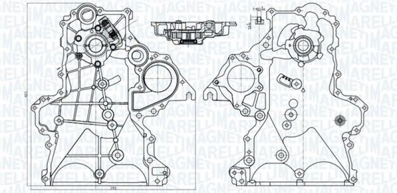 Image of MAGNETI MARELLI Oil Pump MAGNETI MARELLI 351516000141