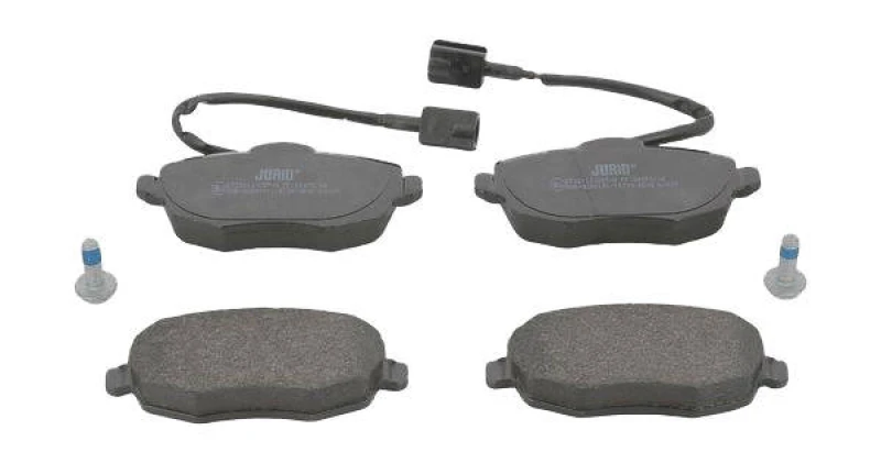 Image of JURID 573211J Brake pad set incl. wear warning contact Brake Pad Set,disc brake (402)