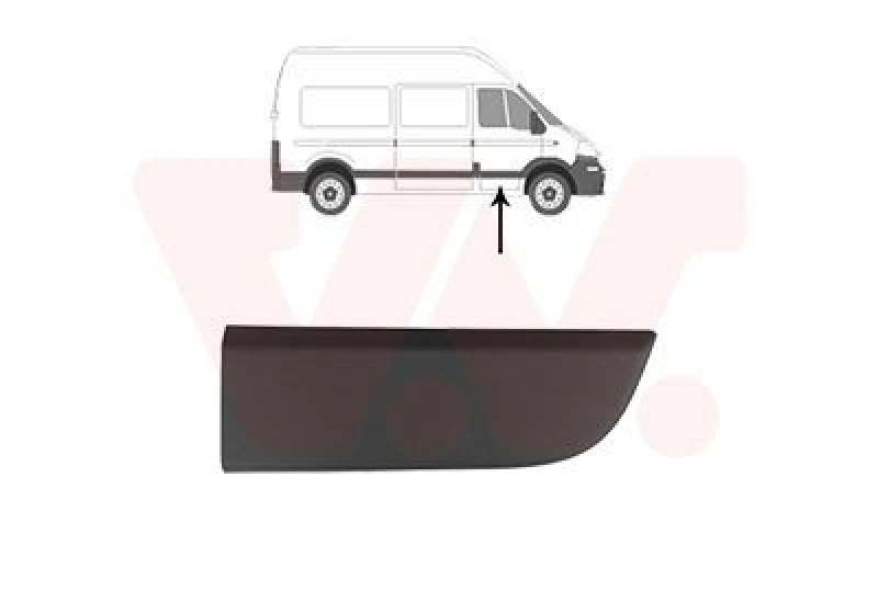 Image of VAN WEZEL Door moulding trim VAN WEZEL 4388422