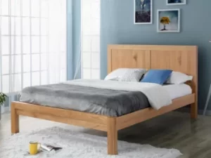 Image of Birlea Bellevue 4ft6 Double Oak Wooden Bed Frame