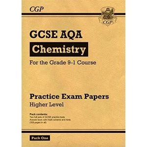 Image of New Grade 9-1 GCSE Chemistry AQA Practice Papers: Higher Pack 1 by CGP Books (Paperback, 2017)