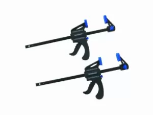 Image of Silverline 250115 Mini Clamps 2pk 150mm