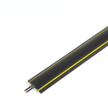 Image of Type 2 Snap Fit Hazard Warning Flexible Cable Protectors - Black/Yellow