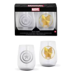 image of Marvel Avengers Crystal Glasses 2-Packs Case (6)