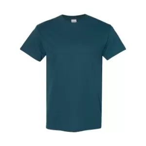 Image of Gildan Mens Heavy Cotton Short Sleeve T-Shirt (Pack Of 5) (S) (Midnight)