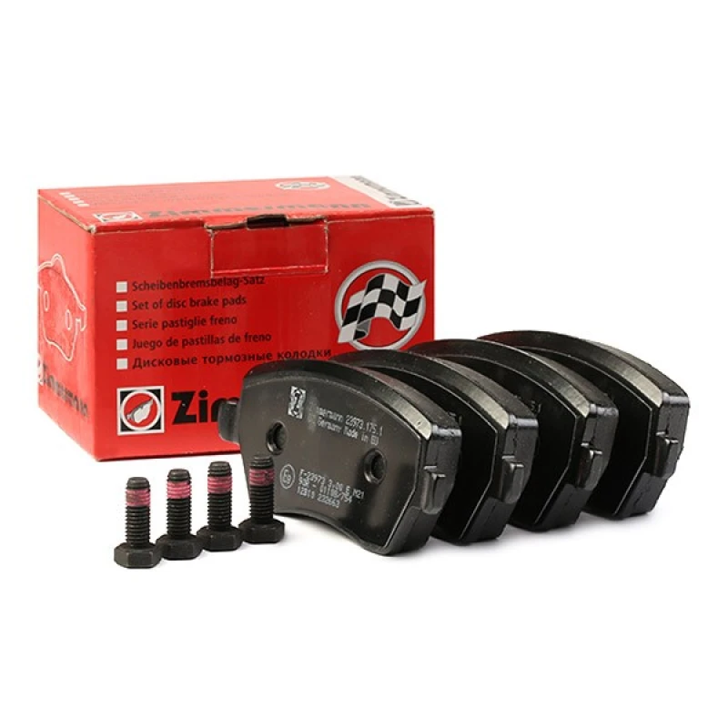 Image of ZIMMERMANN 23973.175.1 Brake pad set Front Axle, Photo corresponds to scope of supply, with bolts/screws Brake Pad Set,disc brake (402)
