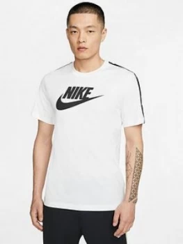 Image of Nike Hybrid Short Sleeve T-Shirt - White, Size S, Men