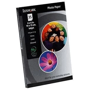 Image of Lexmark (10 x 15cm) Photo Paper (35 Sheets) (White)