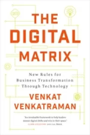 Image of digital matrix new rules for business transformation through technology
