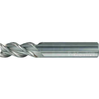Image of 8.00MM Carbide Plain Shank 3 Flute High Helix Slot Drills - Uncoated - Swisstech