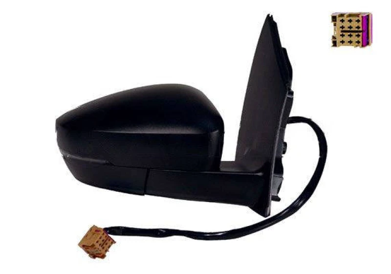 Image of ALKAR 6126123 Wing mirror Right, Electric, Convex Outside Mirror (50)