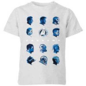 image of Avengers: Endgame Heads Kids T-Shirt - Grey - 3-4 Years